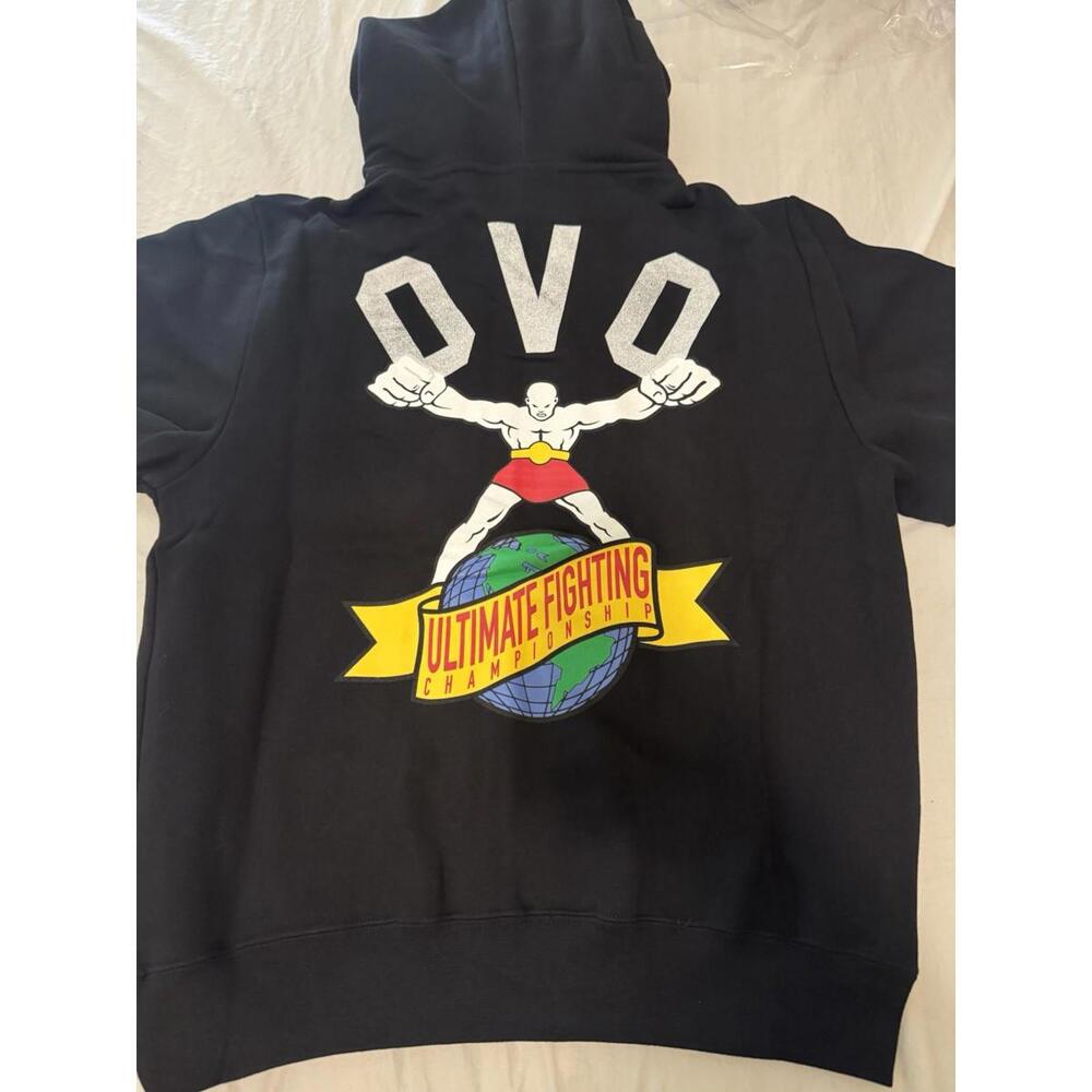 OVO x UFC Black Short Sleeve Full-Zip Hoodie Size S (NEW)